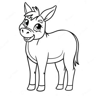 Donkey Coloring Page 14060-11056