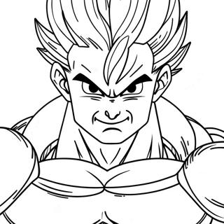 Gohan Beast Transformation Coloring Page 14100-11091