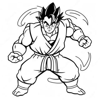 Gohan Beast In Action Coloring Page 14101-11093