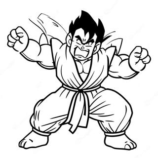 Gohan Beast In Action Coloring Page 14101-11095