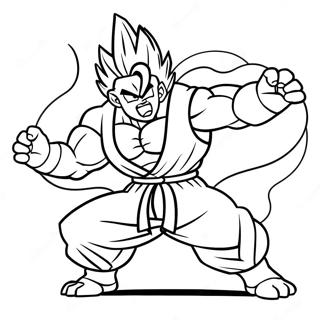 Gohan Beast In Action Coloring Page 14101-11096