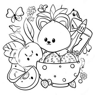 Collage Coloring Pages