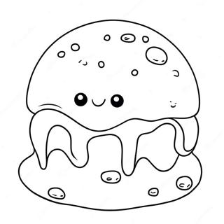 Cute Pink Slime Coloring Page 14121-11108