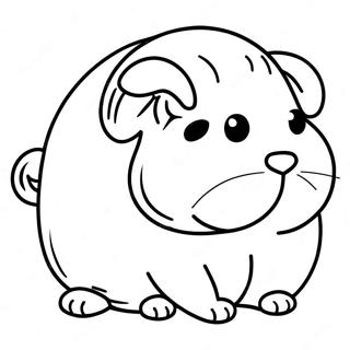 Guinea Pig Coloring Pages