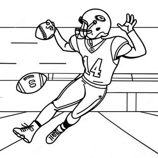 Stefon Diggs Catching A Football Coloring Page 14231-11194