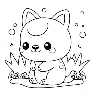 Kawaii Cute Animal Coloring Pages