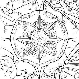 Sparkling Star Constellation Coloring Page 14311-11257