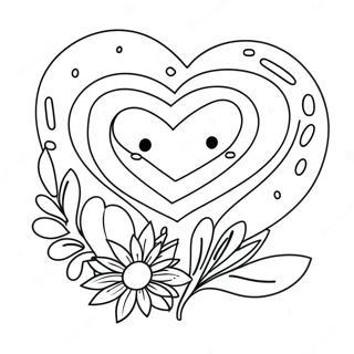 Sweet I Love Mom Coloring Page 1431-1138