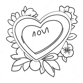 Sweet I Love Mom Coloring Page 1431-1140