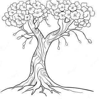 Cherry Blossom Tree Coloring Page 14321-11269