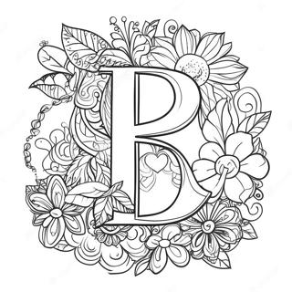 Letter For Adults Coloring Page 14330-11266