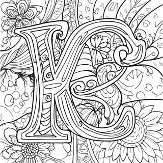 Letter For Adults Coloring Page 14330-11268