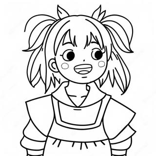 Himiko Toga Boyama Sayfaları