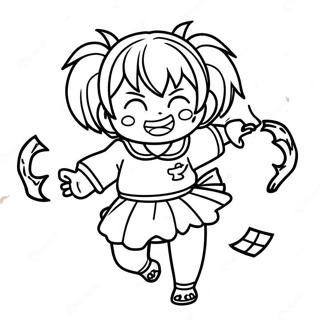 Himiko Toga Coloring Page 14350-11295