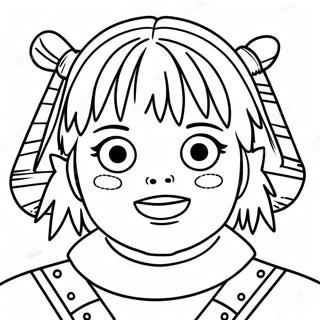 Himiko Toga Coloring Page 14350-11296