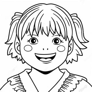 Himiko Toga With Crazy Smile Coloring Page 14351-11302