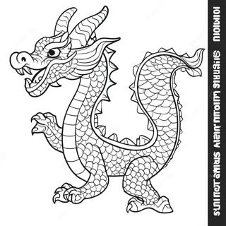 Dragon Chinezesc Pagini De Colorat