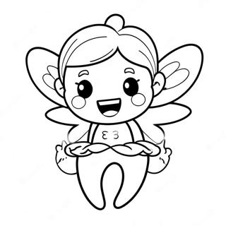 Tooth Fairy Coloring Page 14370-11313