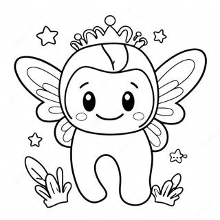 Tooth Fairy Coloring Page 14370-11314