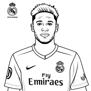 Neymar Coloring Pages