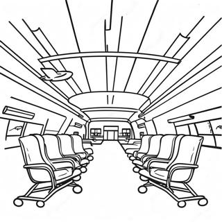 Airport Coloring Pages