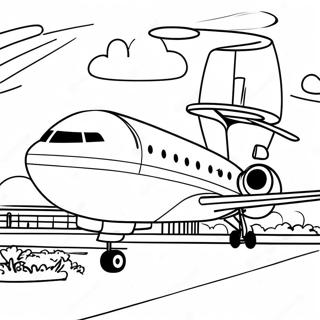 Airport Coloring Page 14430-11350