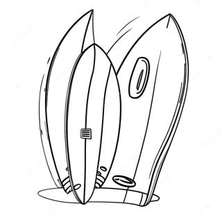 Surfboard Coloring Page 14440-11365