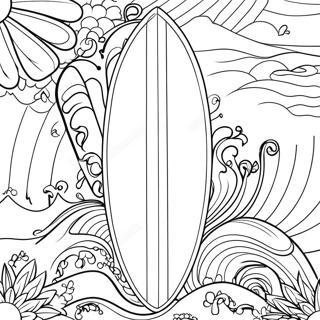 Surfboard Coloring Page 14440-11367