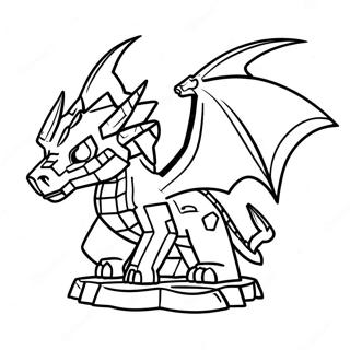 Ender Dragon Minecraft Coloring Pages