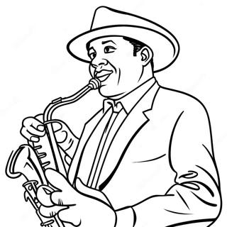 Jazz Coloring Pages