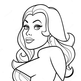 Jessica Rabbit Coloring Pages