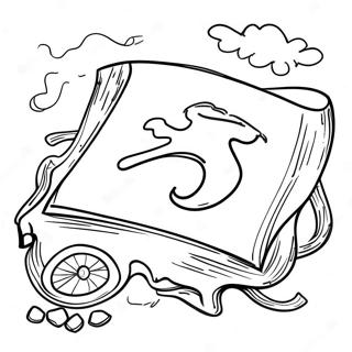 Treasure Map Coloring Pages