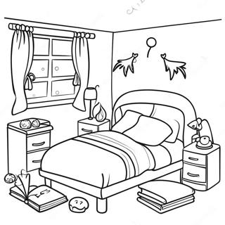 Sleepover Coloring Pages