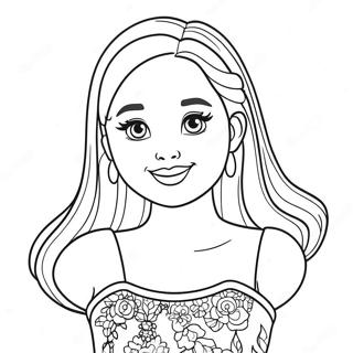 Barbie Chelsea Coloring Pages