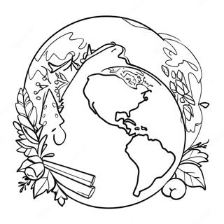 Christmas Around The World Coloring Pages