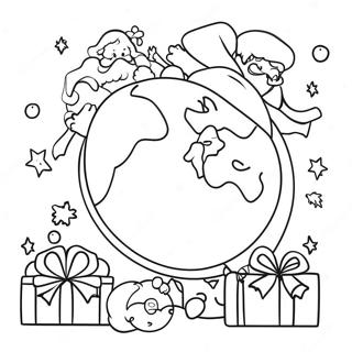 Christmas Around The World Coloring Page 14650-11527