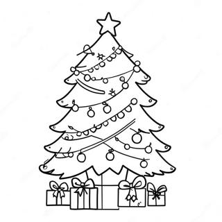 Festive Christmas Tree From Different Cultures Coloring Page 14651-11522