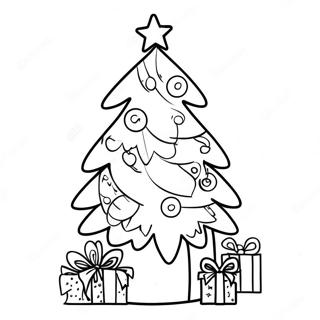 Festive Christmas Tree From Different Cultures Coloring Page 14651-11523