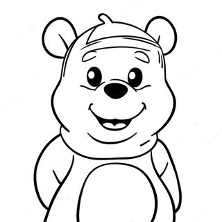 Kostümlü Korkutucu Winnie The Pooh Boyama Sayfası 14671-11549