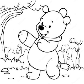 Kostümlü Korkutucu Winnie The Pooh Boyama Sayfası 14671-11551