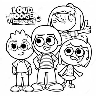 Loud House Family Fun Coloring Page 1471-1177