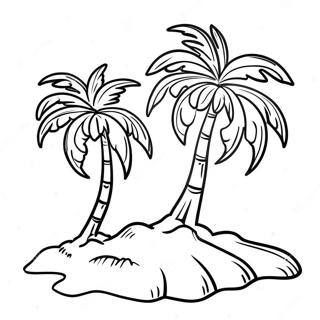 Coconut Coloring Pages