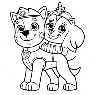 Liberty Paw Patrol Coloring Page 14800-11649