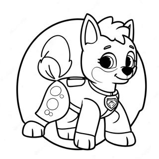 Liberty Paw Patrol Coloring Page 14800-11651