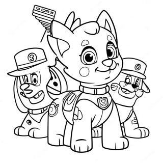 Liberty Paw Patrol Coloring Page 14800-11652