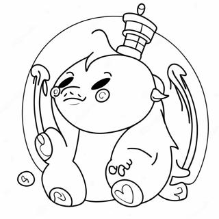 Nightmare Huggy Wuggy Coloring Page 14890-11710