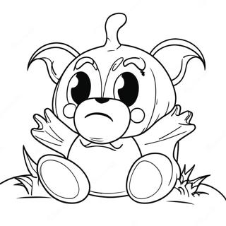 Nightmare Huggy Wuggy Coloring Page 14890-11712