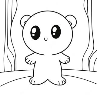 Creepy Huggy Wuggy In Shadows Coloring Page 14891-11731