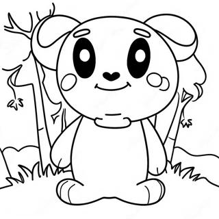 Creepy Huggy Wuggy In Shadows Coloring Page 14891-11732