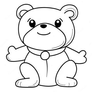 Huggy Wuggy Coloring Page 1490-1190